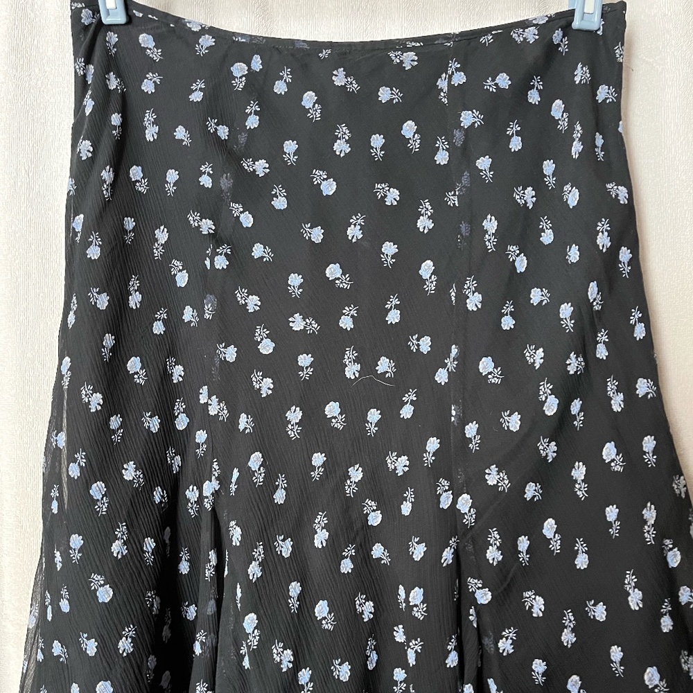 Jones NY Silk Floral Skirt Sz 14P